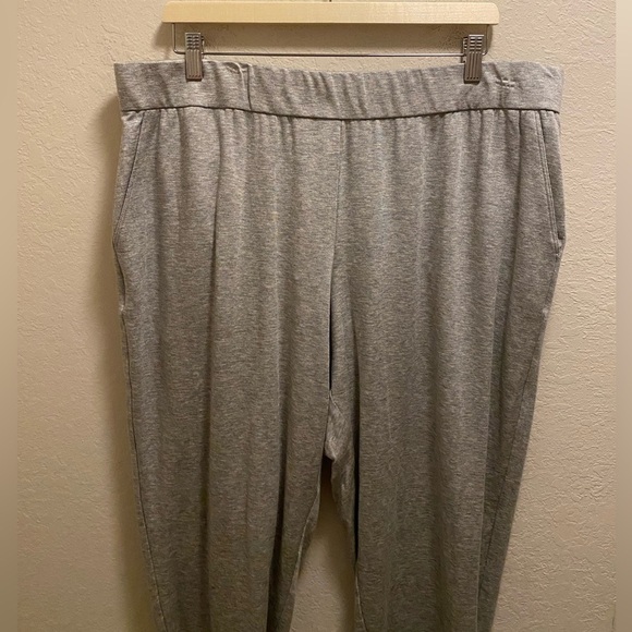 Eileen Fisher Grey Slouchy Jogger Pull On Pant Size XL New With Tag - Picture 2 of 8